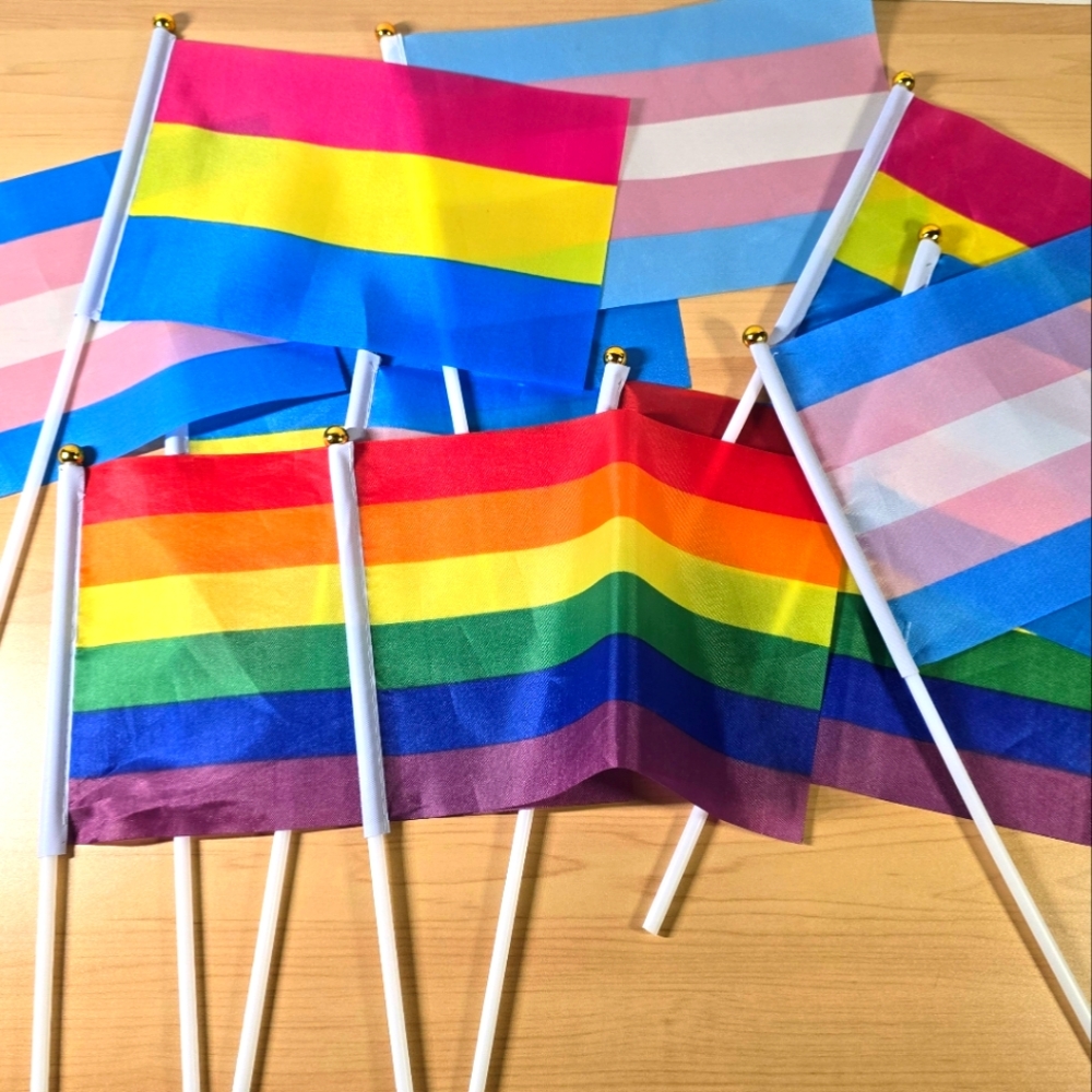 💚 FREE Small Pride Flags